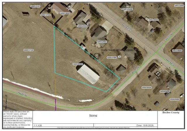 Photo 3 of Land for sale at Tbd 8th Street NW, Frazee, MN 56544 | MLS# 7155942 | Listing updated on 2026-10-06
