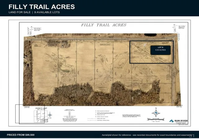 Photo 1 of Land for sale at Lot 6 Filly Trl, Becker, MN 55308 | MLS# 7156690 | Listing updated on 2026-10-07