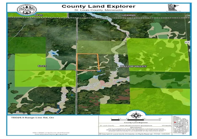 Photo 1 of Land for sale at Tbd 289 Rangeline Rd, Orr, MN 55771 | MLS# 7157529 | Listing updated on 2026-10-08