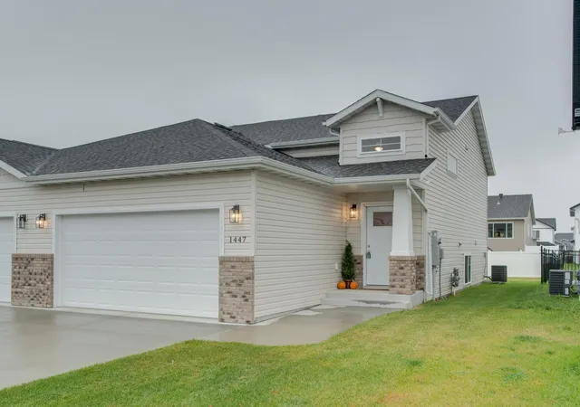 Photo 1 of Townhouse for sale at 1447 69th Avenue S, Fargo, ND 58104 | MLS# 7167179 | Listing updated on 2026-10-30