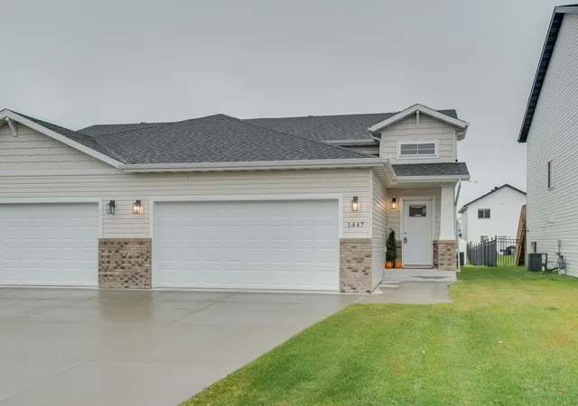 Photo 1 of Townhouse for sale at 1447 69th Avenue S, Fargo, ND 58104 | MLS# 7167179 | Listing updated on 2026-10-31
