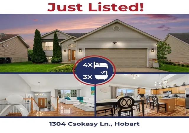 1st image of 1304 Csokasy Ln, Hobart, IN 46342 | MLS# 838324