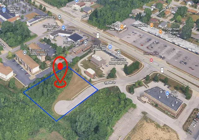 Photo 1 of Land for sale at Tbd Theater Dr, Portage, IN 46368 | MLS# 844632 | Listing updated on 2026-09-01
