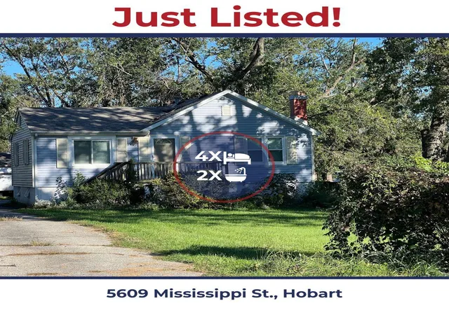 Single family home for sale at 5609 Mississippi St, Hobart, IN 46342 | MLS# 846500