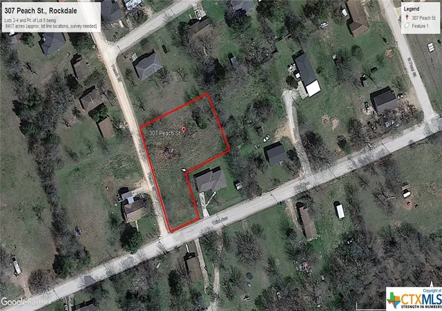 Photo 1 of Land for sale at 307 Peach, Rockdale, TX 76567 | MLS# 508082 | Listing updated on 2026-07-31