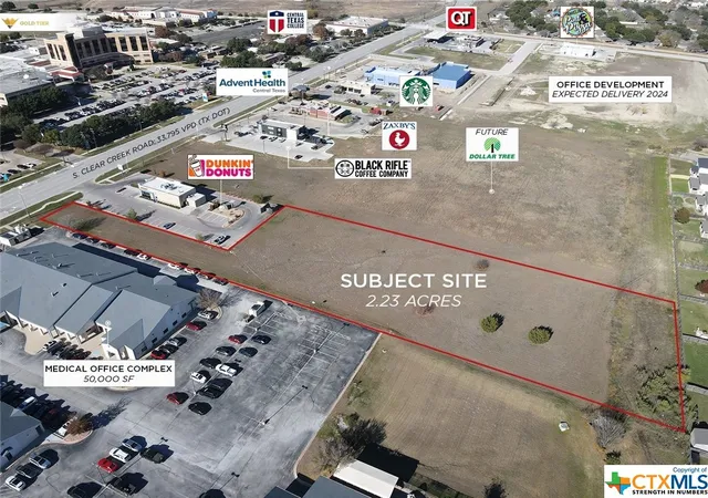 Photo 2 of Land for sale at 2252 Clear Creek Rd, Killeen, TX 76549 | MLS# 531154 | Listing updated on 2025-12-30