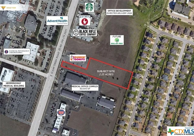 Photo 3 of Land for sale at 2252 Clear Creek Rd, Killeen, TX 76549 | MLS# 531154 | Listing updated on 2025-12-30