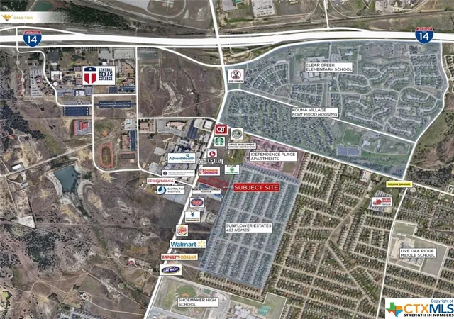 Photo 3 of Land for sale at 2252 Clear Creek Rd, Killeen, TX 76549 | MLS# 531154 | Listing updated on 2025-12-30
