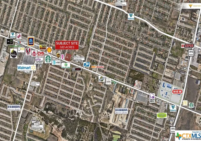 Photo 4 of Land for sale at 2803 W Stan Schlueter Loop, Killeen, TX 76549 | MLS# 531164 | Listing updated on 2026-01-06