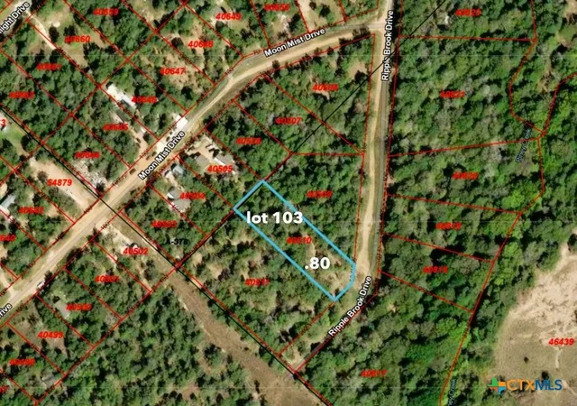 Photo 1 of Land for sale at 0 Tbd Lot 103 Ripple Brook Dr, Bastrop, TX 78602 | MLS# 550732 | Listing updated on 2026-06-15