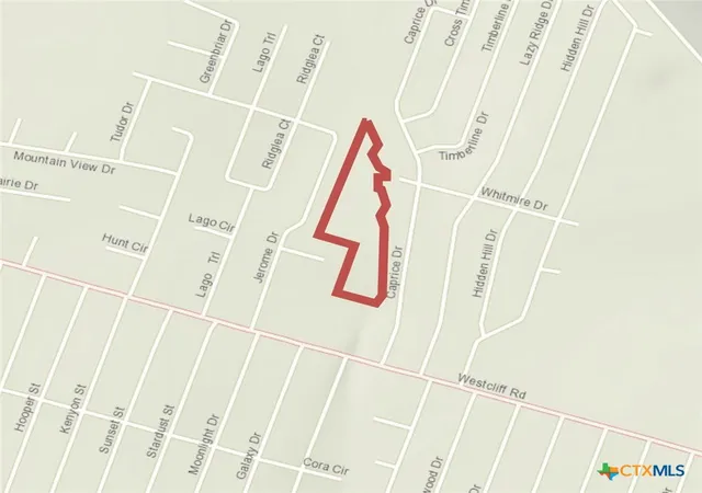 Photo 3 of Land for sale at 00 Westcliff Rd, Killeen, TX 76543 | MLS# 580690 | Listing updated on 2026-07-16