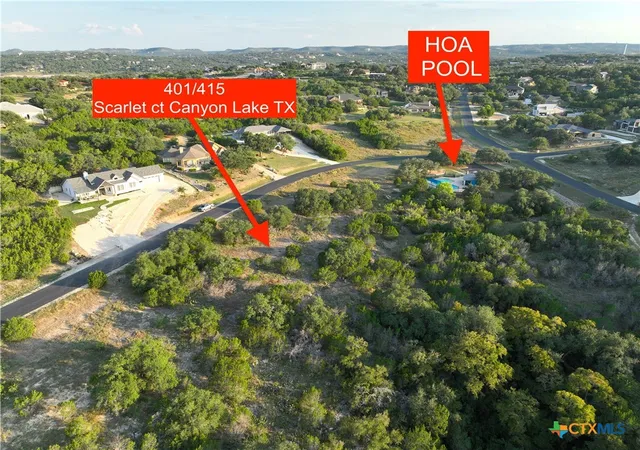 Photo 2 of Land for sale at 401 Scarlet Ct, Canyon Lake, TX 78133 | MLS# 593659 | Listing updated on 2026-09-22