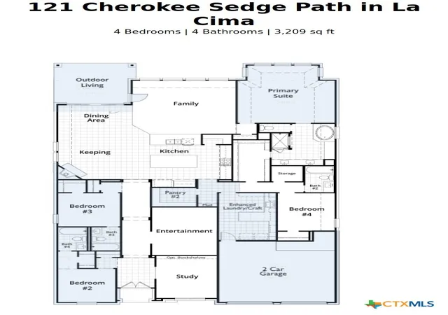 3rd image of 121 Cherokee Sedge Path, San Marcos, TX 78666 | MLS# 593903