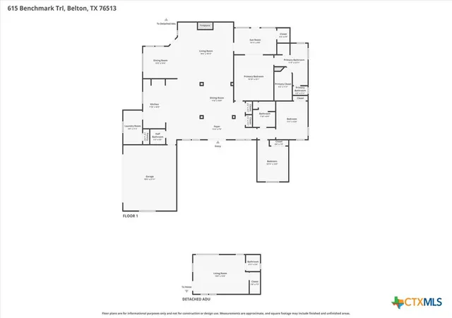 36th image of 615 Benchmark Trl, Belton, TX 76513 | MLS# 607012