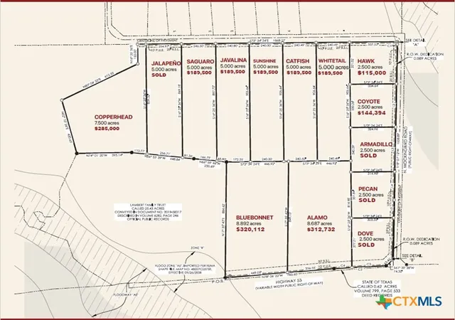 Photo 4 of Land for sale at Copperhead Lot: 0000 N Mockingbird Rd, Temple, TX 76501 | MLS# 609631 | Listing updated on 2026-06-09