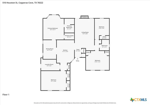 Homes for sale in Copperas Cove, TX | 510 Houston St, Copperas Cove, TX 76522 | MLS# 610656