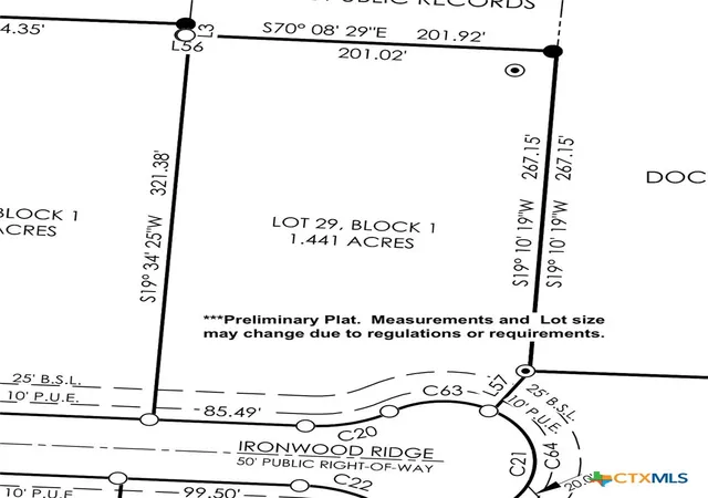 Photo 4 of Land for sale at Tbd Lot 29 Ironwood Ridge, Salado, TX 76571 | MLS# 611118 | Listing updated on 2026-04-18