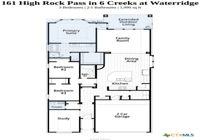 Photo 3 of Single family home for sale at 161 High Rock Pass, Kyle, TX 78640 | MLS# 611771 | Listing updated on 2026-09-29