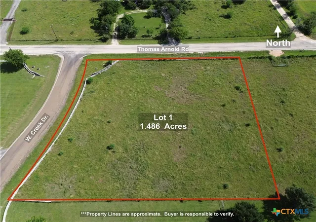 Photo 1 of Land for sale at Tbd Lot 1 Thomas Arnold Rd, Salado, TX 76571 | MLS# 615008 | Listing updated on 2026-05-31