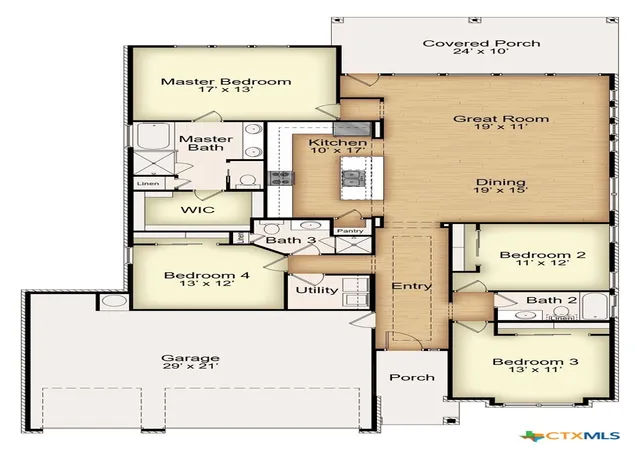 Photo 2 of Single family home for sale at 7008 Caladium Dr, Temple, TX 76502 | MLS# 623207 | Listing updated on 2026-09-23