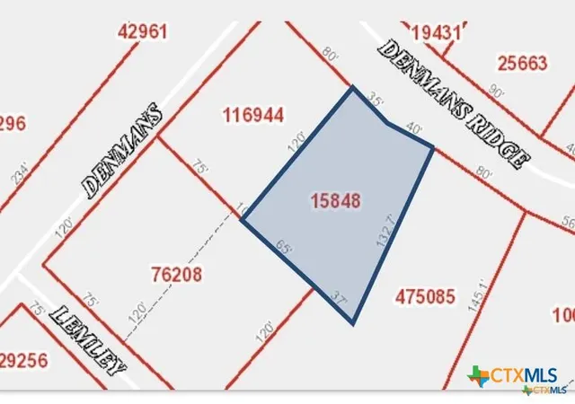 Photo 3 of Land for sale at Tbd Denmans Ridge, Belton, TX 76513 | MLS# 626054 | Listing updated on 2026-09-23