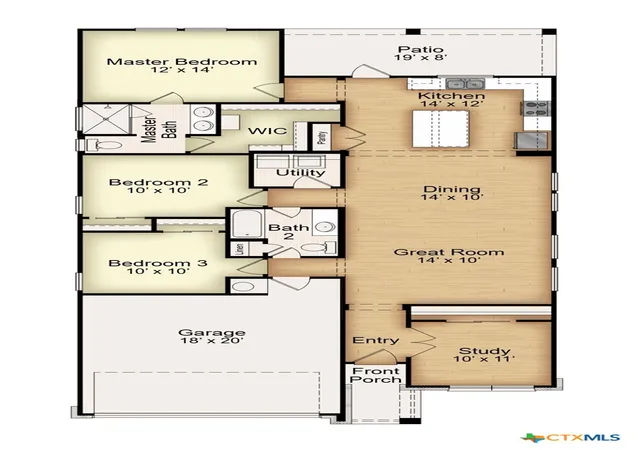 Photo 2 of Single family home for sale at 7820 Pineridge Way, Temple, TX 76502 | MLS# 624833 | Listing updated on 2026-10-07