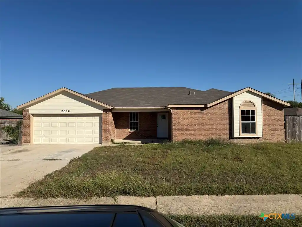 Photo 1 of Single family home for sale at 2610 Thoroughbred Dr, Killeen, TX 76549 | MLS# 628064 | Listing updated on 2026-10-19
