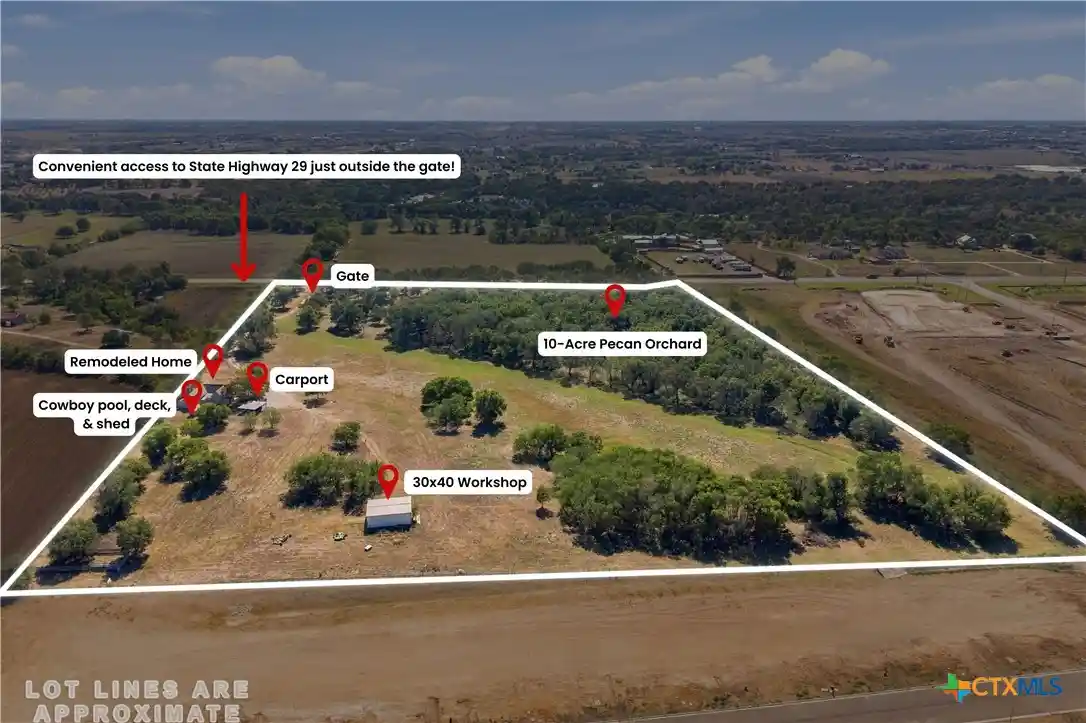 Photo 1 of Land for sale at 8323 E State Hwy 29, Georgetown, TX 78626 | MLS# 628516 | Listing updated on 2026-10-24
