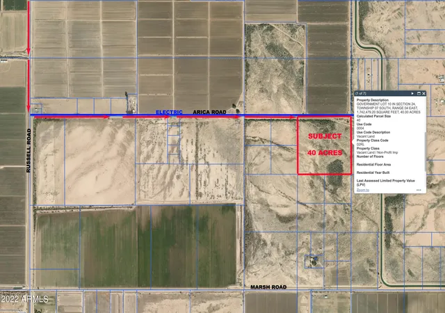 Photo 2 of Land for sale at 29xx1 W Arica Rd, Casa Grande, AZ 85193 | MLS# 6495316 | Listing updated on 2026-07-01