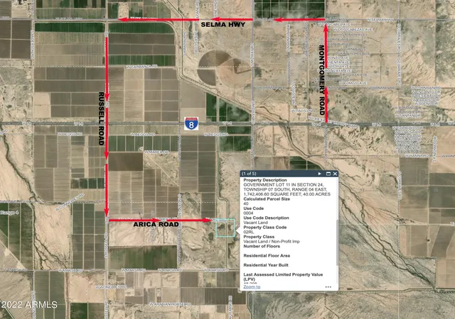 Photo 2 of Land for sale at 29xx2 W Arica Rd, Casa Grande, AZ 85193 | MLS# 6495371 | Listing updated on 2026-07-01