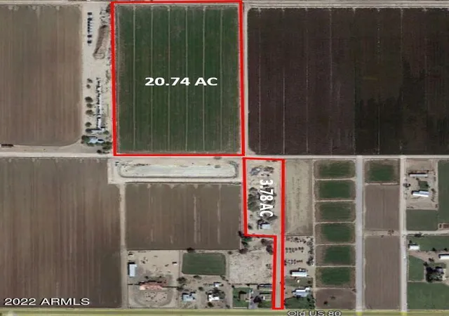 Photo 4 of Land for sale at 0 W Old Us Hwy 80 -- #'-', Palo Verde, AZ 85343 | MLS# 6520623 | Listing updated on 2026-02-04