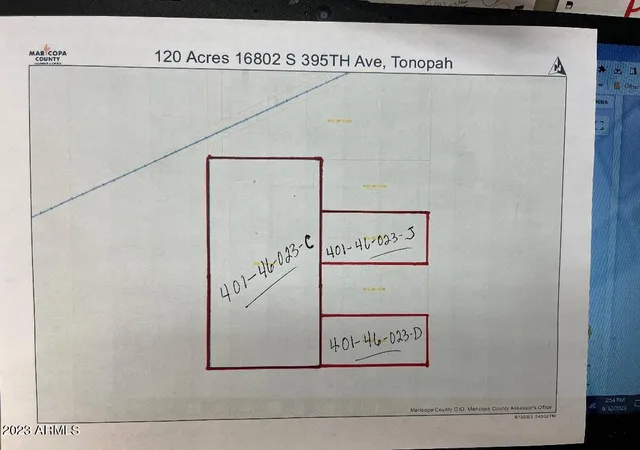 Photo 1 of Land for sale at 16802 S 395th Ave, Tonopah, AZ 85354 | MLS# 6568378 | Listing updated on 2026-06-09