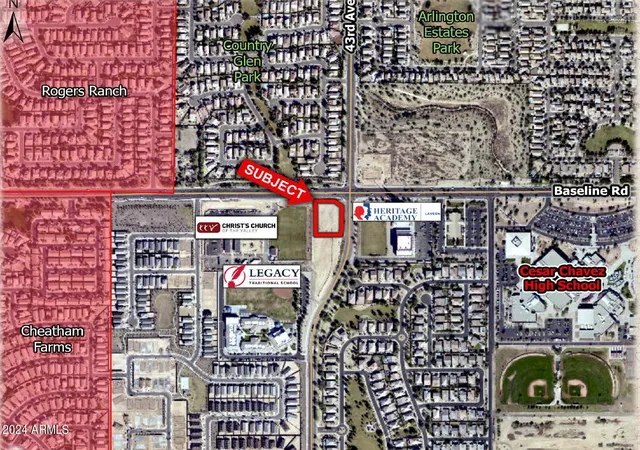 Photo 3 of Land for sale at 4305 W Baseline Rd, Laveen, AZ 85339 | MLS# 6654433 | Listing updated on 2025-10-14