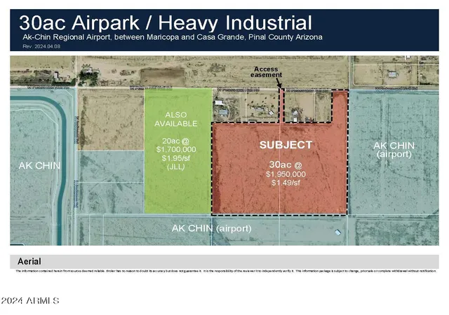 Photo 2 of Land for sale at 0 W Peters & Nall/santa Rosa Ave, Maricopa, AZ 85138 | MLS# 6658858 | Listing updated on 2026-03-30