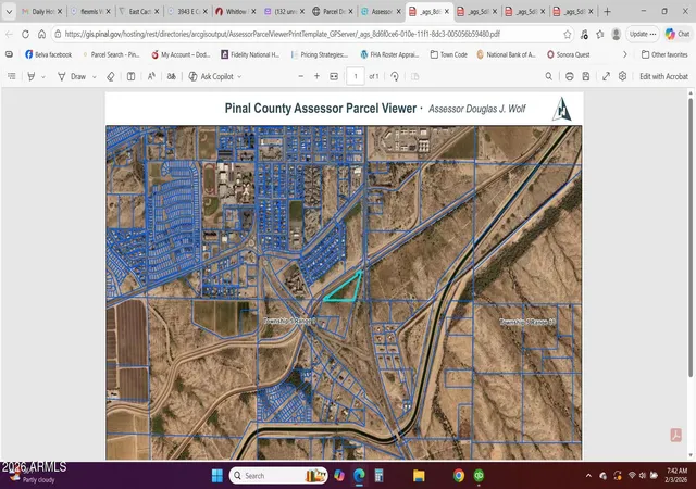 Photo 2 of Land for sale at 0 Hwy 79 And Canal, Florence, AZ 85132 | MLS# 6699920 | Listing updated on 2026-02-03