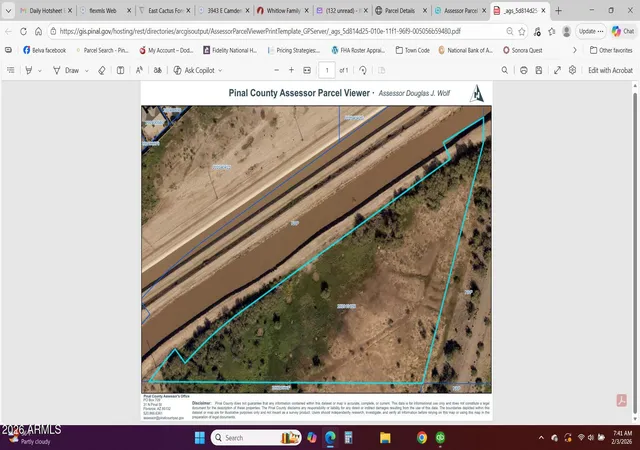 Photo 3 of Land for sale at 0 Hwy 79 And Canal, Florence, AZ 85132 | MLS# 6699920 | Listing updated on 2026-02-03