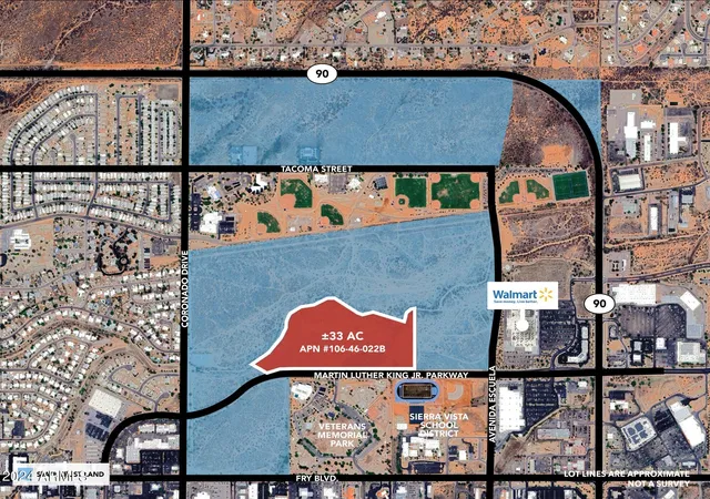 Photo 1 of Land for sale at 33acres Martin Luther King Jr Pkwy, Sierra Vista, AZ 85635 | MLS# 6743282 | Listing updated on 2026-07-03