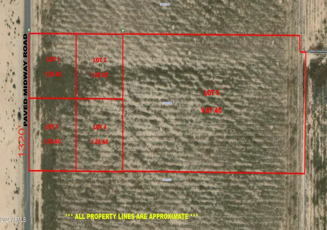Photo 1 of Land for sale at Lot 5 S Midway(east) Rd #5, Casa Grande, AZ 85193 | MLS# 6836833 | Listing updated on 2026-07-01