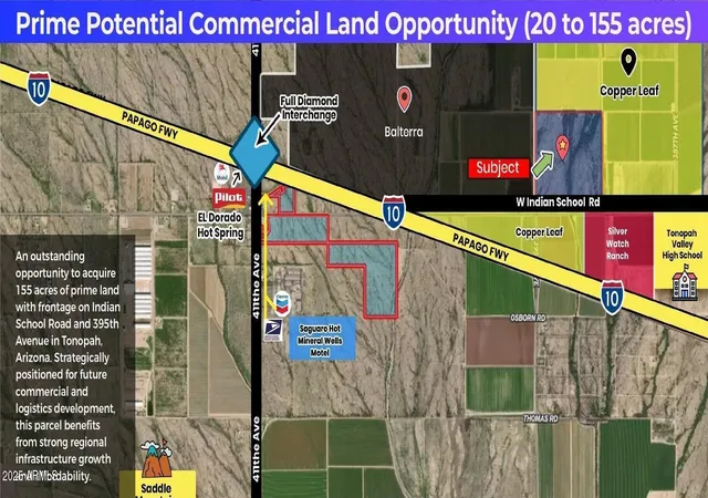 Photo 1 of Land for sale at 39500 W Indian School Rd #1, Tonopah, AZ 85354 | MLS# 6861920 | Listing updated on 2026-07-13
