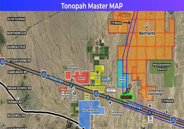 Photo 2 of Land for sale at 39500 W Indian School Rd #1, Tonopah, AZ 85354 | MLS# 6861920 | Listing updated on 2026-07-13