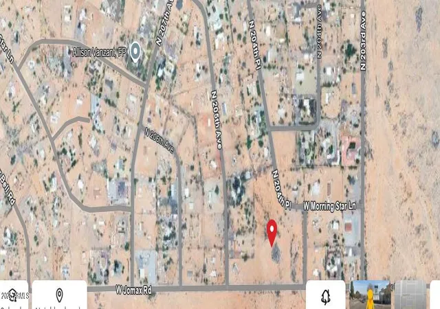 Photo 3 of Land for sale at 26632 N 204th Ave, Wittmann, AZ 85361 | MLS# 6880269 | Listing updated on 2026-07-20