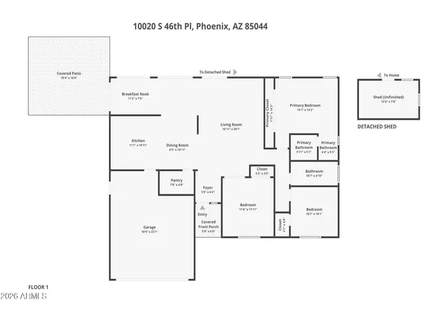 Homes for sale in Phoenix, AZ | 10020 S 46th Pl, Phoenix, AZ 85044 | MLS# 7033943