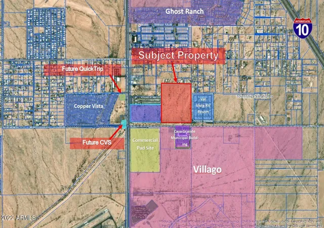 Photo 3 of Land for sale at E Of Val Vista Blvd & N Pinal Ave, Casa Grande, AZ 85122 | MLS# 6893375 | Listing updated on 2026-07-01