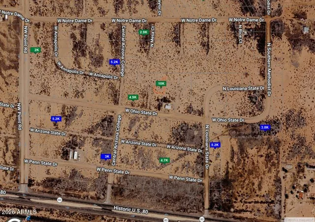Photo 2 of Land for sale at Xxxx W Ohio State Dr #1053, Douglas, AZ 85607 | MLS# 6899219 | Listing updated on 2026-07-30