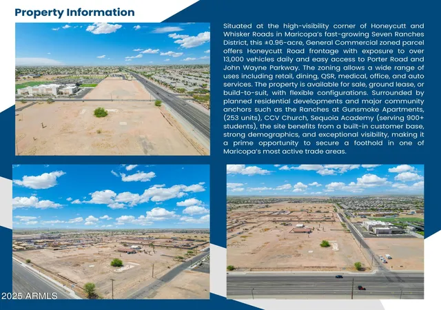 Photo 2 of Land for sale at 41011 W Honeycutt Rd, Maricopa, AZ 85138 | MLS# 6910518 | Listing updated on 2026-06-16