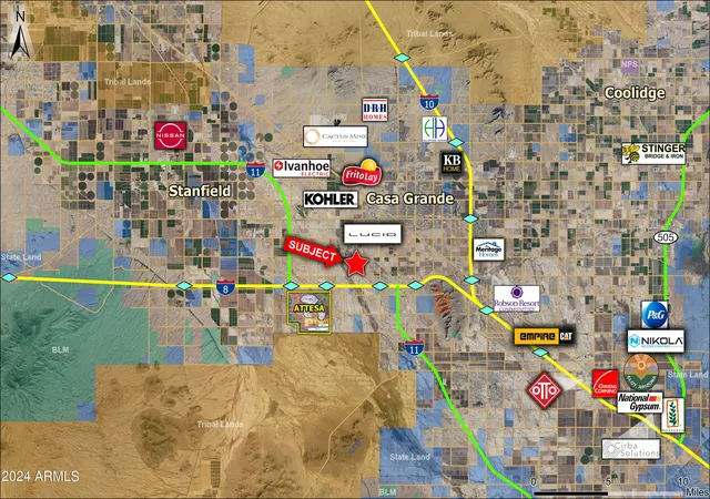 Photo 3 of Land for sale at 0000 S Burris Rd, Casa Grande, AZ 85193 | MLS# 6911242 | Listing updated on 2026-08-18