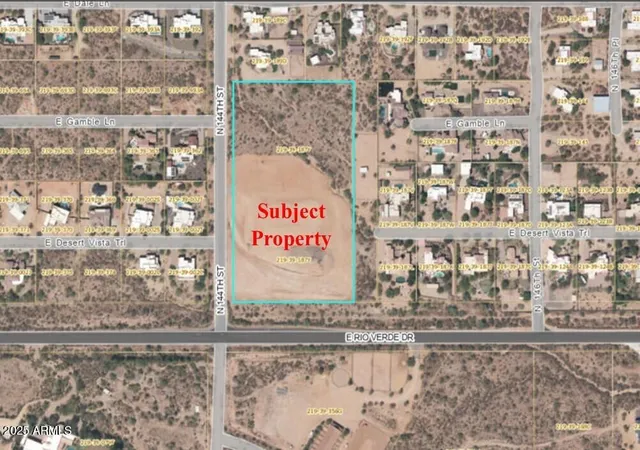Photo 1 of Land for sale at 28403 N 144Th St, Scottsdale, AZ 85262 | MLS# 6935621 | Listing updated on 2026-10-18