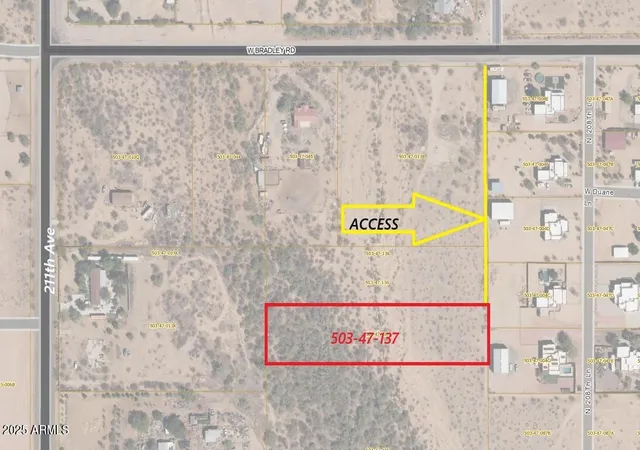 Photo 1 of Land for sale at 209xx W Bradley Rd, Wittmann, AZ 85361 | MLS# 6950916 | Listing updated on 2026-08-27