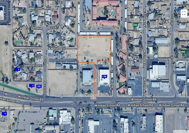 Photo 1 of Land for sale at 3248 W Indian School Rd, Phoenix, AZ 85017 | MLS# 6952559 | Listing updated on 2025-12-01
