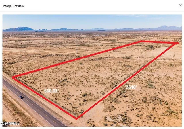 Photo 1 of Land for sale at 17680 W Arica Rd, Casa Grande, AZ 85193 | MLS# 6967581 | Listing updated on 2026-10-02